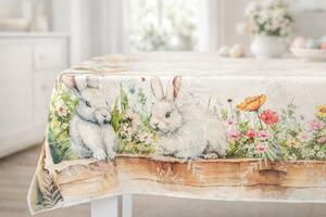 Easter Garden nyuszis asztalterítő 137x180 cm