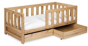 Fiókos gyerekágy alatti fiók 80x160 ALABANA - tölgyfa