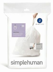 Simplehuman zsák szemeteskosárba J 30-45 l, 20 db