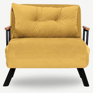Széthúzható fotel Sandy (mustár). 1062302