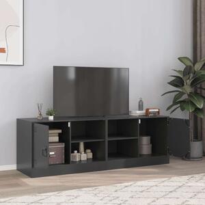 VidaXL TV-szekrény - 2 db - Fekete Acél - 67x39x44 cm