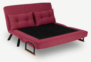 Széthúzható kanapé Sandy (bordó). 1062310