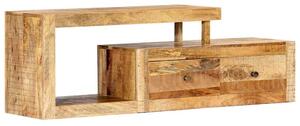 Tömör mangófa TV-szekrény 120 x 30 x 40 cm