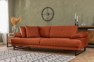 Háromszemélyes kanapé Musta (narancssárga). 1062327