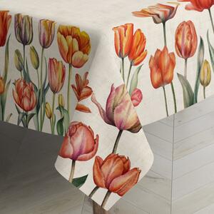 TULIP tulipános asztalterítő 100x100 cm