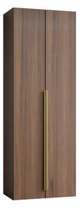 Könyvespolc Comfivo 578, Zárt, Ajtókkal, Laminált forgácslap, 200x70x42cm, Dió, Aranysárga