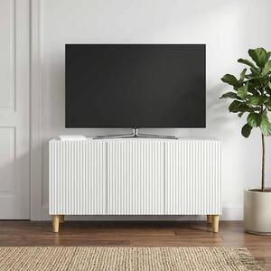 TV szekrény Fehér 99 x 34,5 x 50 cm Szerelt Fa