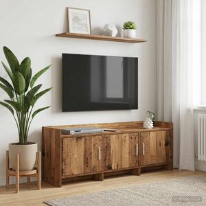 TV szekrény 130 x 33 x 47 cm Antik Fa Szerelt Fa