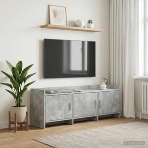 TV szekrény 130 x 33 x 47 cm Betonszürke Szerelt Fa