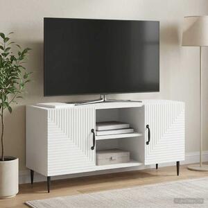 TV szekrény Fehér 102 x 34,5 x 50 cm Szerelt Fa
