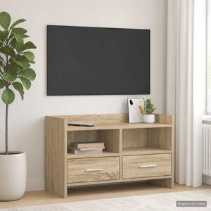 TV szekrény 71,5 x 33 x 47 cm Sonoma Tölgy Szerelt Fa