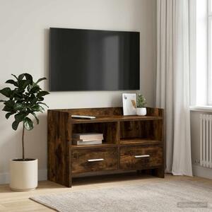 TV szekrény 71,5 x 33 x 47 cm Füstös Tölgy Szerelt Fa
