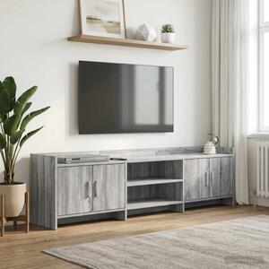 TV szekrény 168 x 33 x 47 cm Szürke Sonoma Szerelt Fa