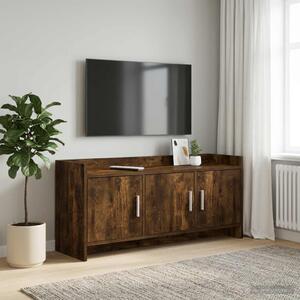 TV szekrény 102 x 33 x 47 cm Füstös Tölgy Szerelt Fa
