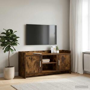 TV szekrény 102 x 33 x 47 cm Füstös Tölgy Szerelt Fa