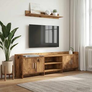 TV szekrény 168 x 33 x 47 cm Antik Fa Szerelt Fa