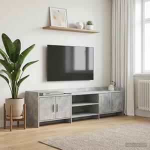 TV szekrény 168 x 33 x 47 cm Betonszürke Szerelt Fa
