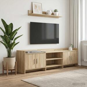 TV szekrény 168 x 33 x 47 cm Sonoma Tölgy Szerelt Fa