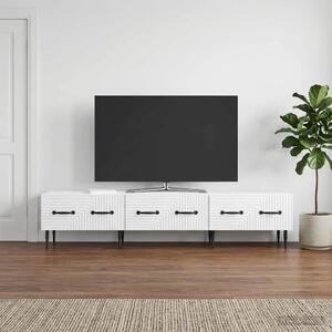 TV szekrény fiókkal Fehér 147 x 34,5 x 30 cm Szerelt Fa