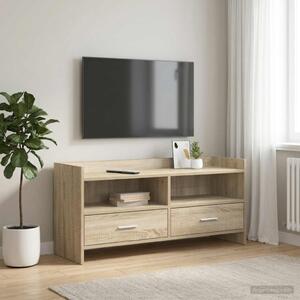 TV szekrény 100 x 33 x 47 cm Sonoma Tölgy Szerelt Fa