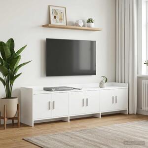 TV szekrény 168 x 33 x 47 cm Fehér Szerelt Fa