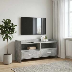 TV szekrény 100 x 33 x 47 cm Betonszürke Szerelt Fa