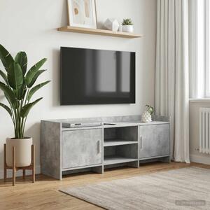 TV szekrény 130 x 33 x 47 cm Betonszürke Szerelt Fa