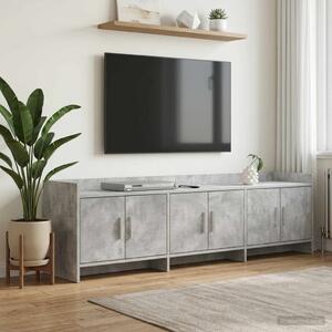 TV szekrény 168 x 33 x 47 cm Betonszürke Szerelt Fa