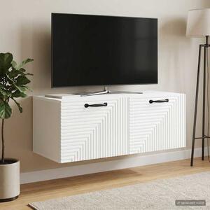 Fali TV szekrény Fehér 78,5 x 41 x 30 cm Szerelt Fa