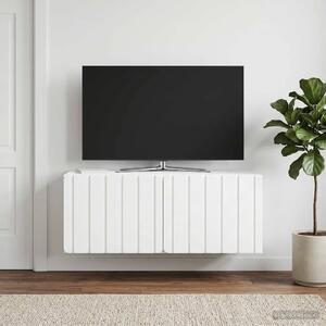 Fali TV szekrény 78,5 x 31 x 30 cm Fehér Szerelt Fa