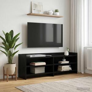 TV szekrény 130 x 33 x 47 cm Fekete Tölgy