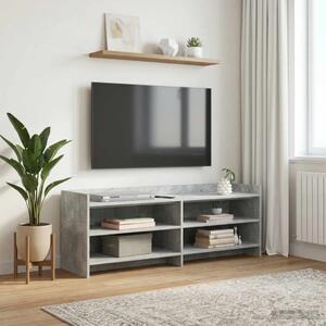 TV szekrény 135 x 33 x 47 cm Betonszürke Szerelt Fa