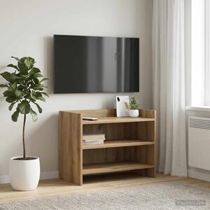TV szekrény 60 x 33 x 47 cm Kézműves Tölgy Szerelt Fa