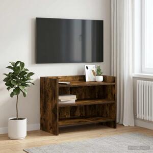TV szekrény 60 x 33 x 47 cm Füstös Tölgy Szerelt Fa