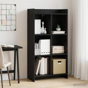 Könyvszekrény Fekete Tölgy 59 x 30 x 111 cm Szerelt Fa