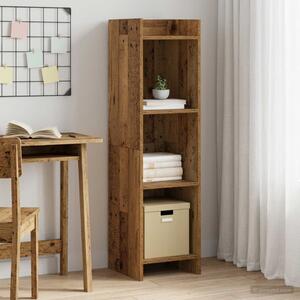 Könyvszekrény Antik Fa 30 x 30 x 111 cm Szerelt Fa