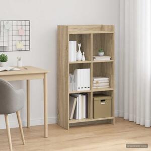 Könyvszekrény Sonoma Tölgy 59 x 30 x 111 cm Szerelt Fa