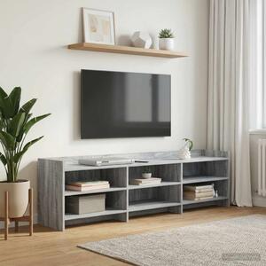 TV szekrény 168 x 33 x 47 cm Szürke Sonoma Szerelt Fa