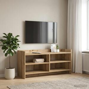 TV szekrény 100 x 33 x 47 cm Kézműves Tölgy Szerelt Fa