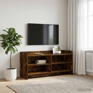 TV szekrény 100 x 33 x 47 cm Füstös Tölgy Szerelt Fa
