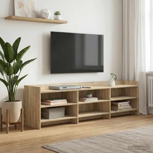 TV szekrény 168 x 33 x 47 cm Sonoma Tölgy Szerelt Fa