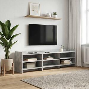TV szekrény 168 x 33 x 47 cm Betonszürke Szerelt Fa