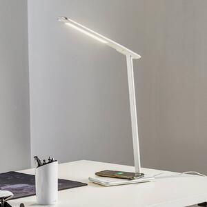 Aluminor LED asztali lámpa Orbit indukciós, ezüst, dimmelhető, Króm / ezüst, Dolgozószoba / Iroda, fém, Modern