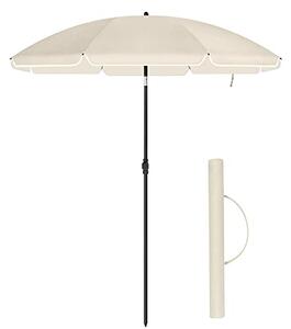 200 cm-es napernyő, UPF 50+ védelem, dönthető, talp nélkül, bézs