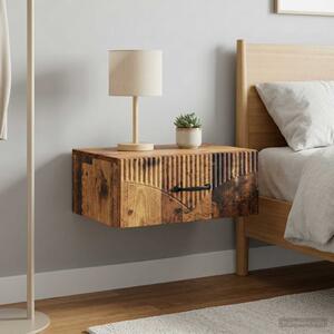 Fali éjjeli szekrény 2 db Antik Fa 49 x 34,5 x 20 cm Szerelt Fa