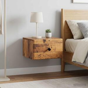 Fali éjjeli szekrény 2 db Antik Fa 34,5 x 33 x 20 cm Szerelt Fa