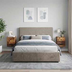 Fali éjjeli szekrény 2 db Antik Fa 34,5 x 33 x 40 cm Szerelt Fa