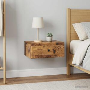 Fali éjjeli szekrény 2 db Antik Fa 49 x 34,5 x 20 cm Szerelt Fa