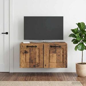 Fali TV szekrény Antik Fa 59,5 x 31 x 30 cm Szerelt Fa