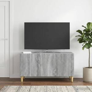 TV szekrény 99 x 34,5 x 50 cm Szürke Sonoma Szerelt Fa